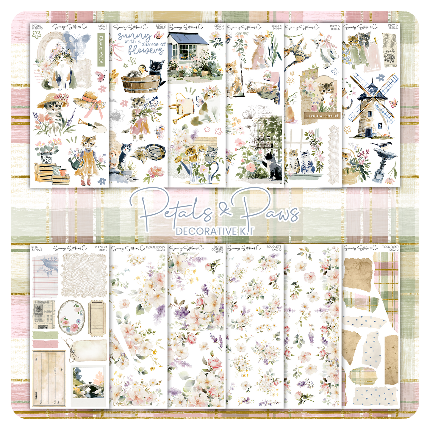 Petals & Paws • Decorative Kit