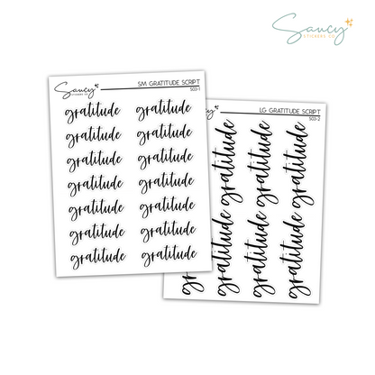 Gratitude - Scripts