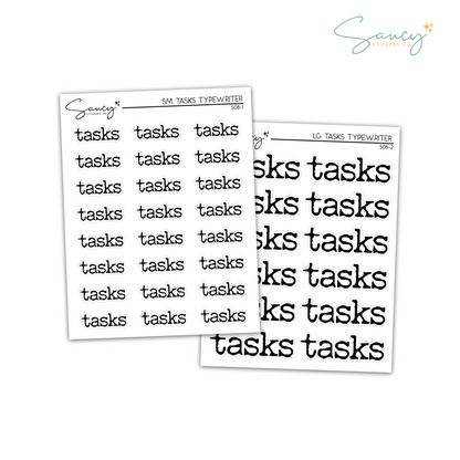 Tasks - Typewriter