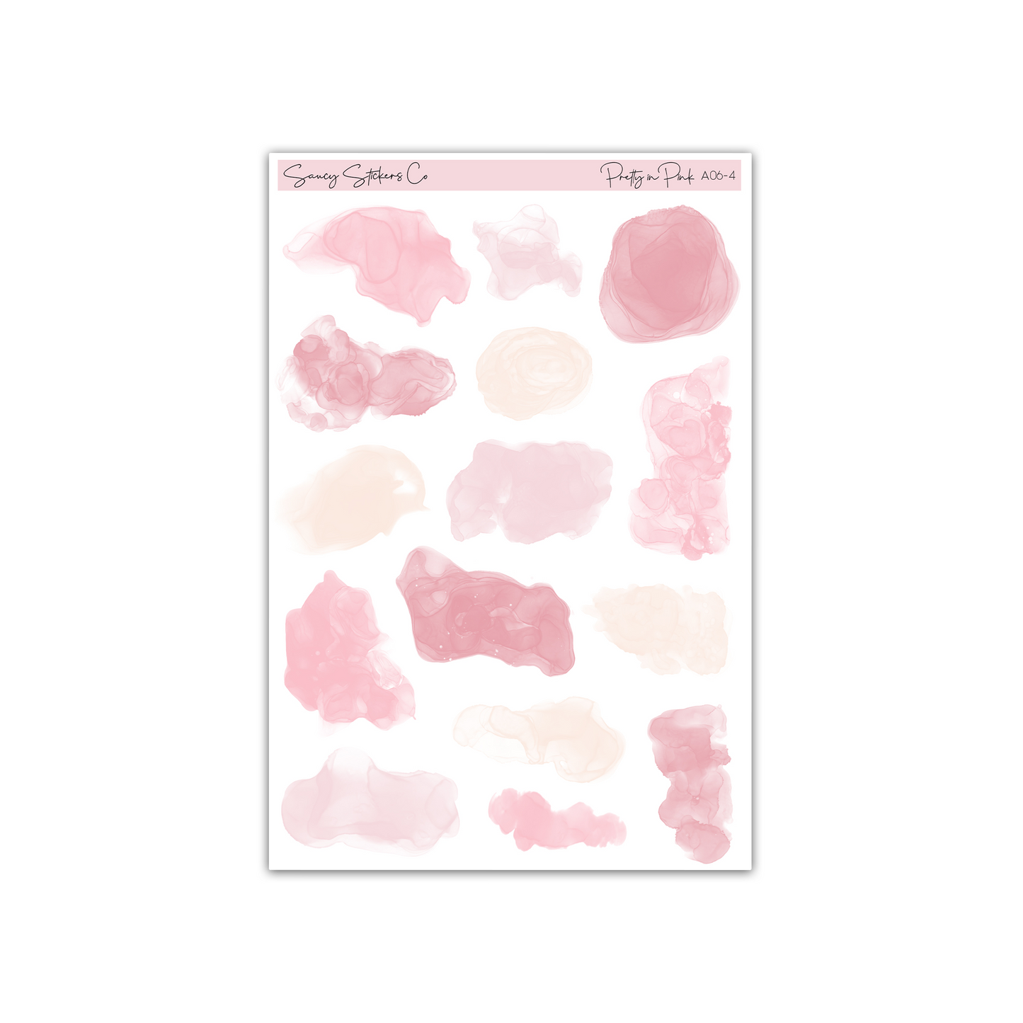 Pretty in Pink • Watercolor Splashes