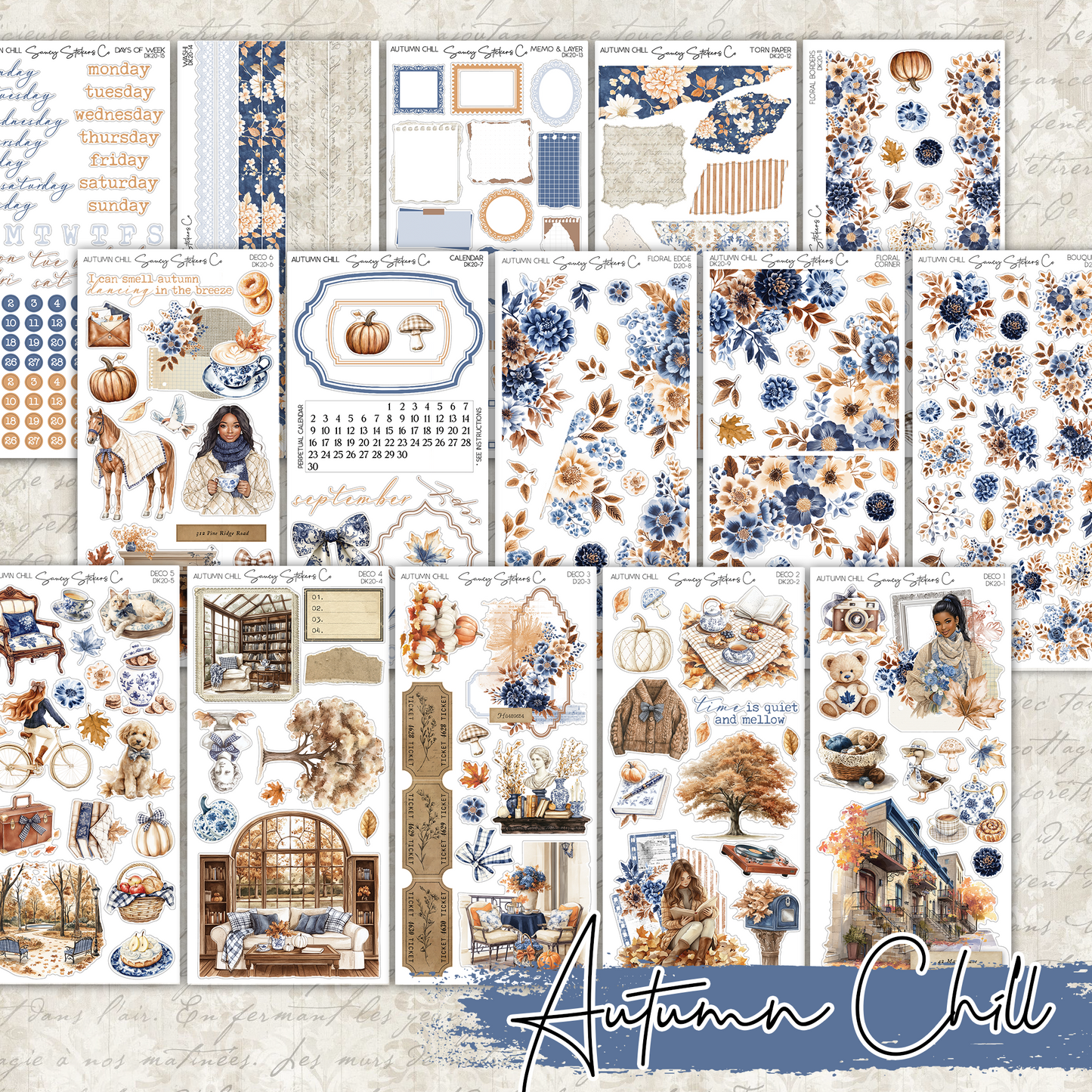 Autumn Chill • Decorative Kit
