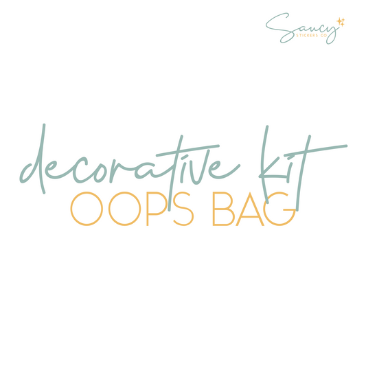 Decorative Kit Oops Bag