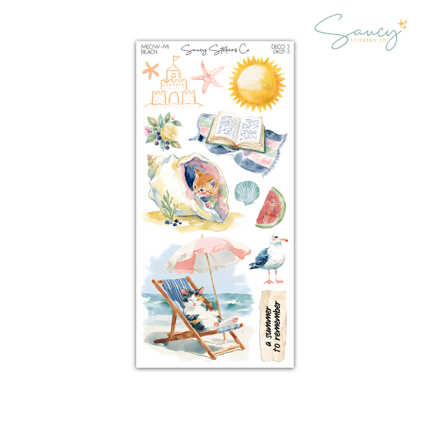 Meow-mi Beach  • Decorative Kit