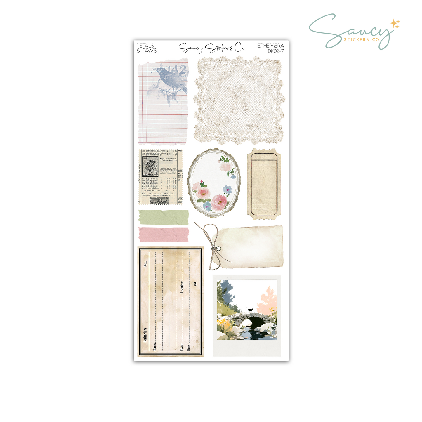 Petals & Paws • Decorative Kit