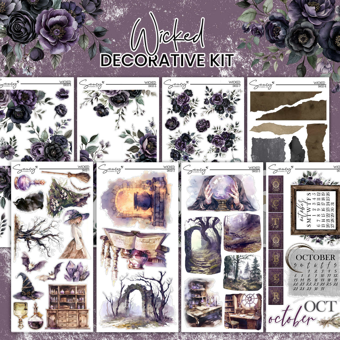 Wicked / October Decorative Kit