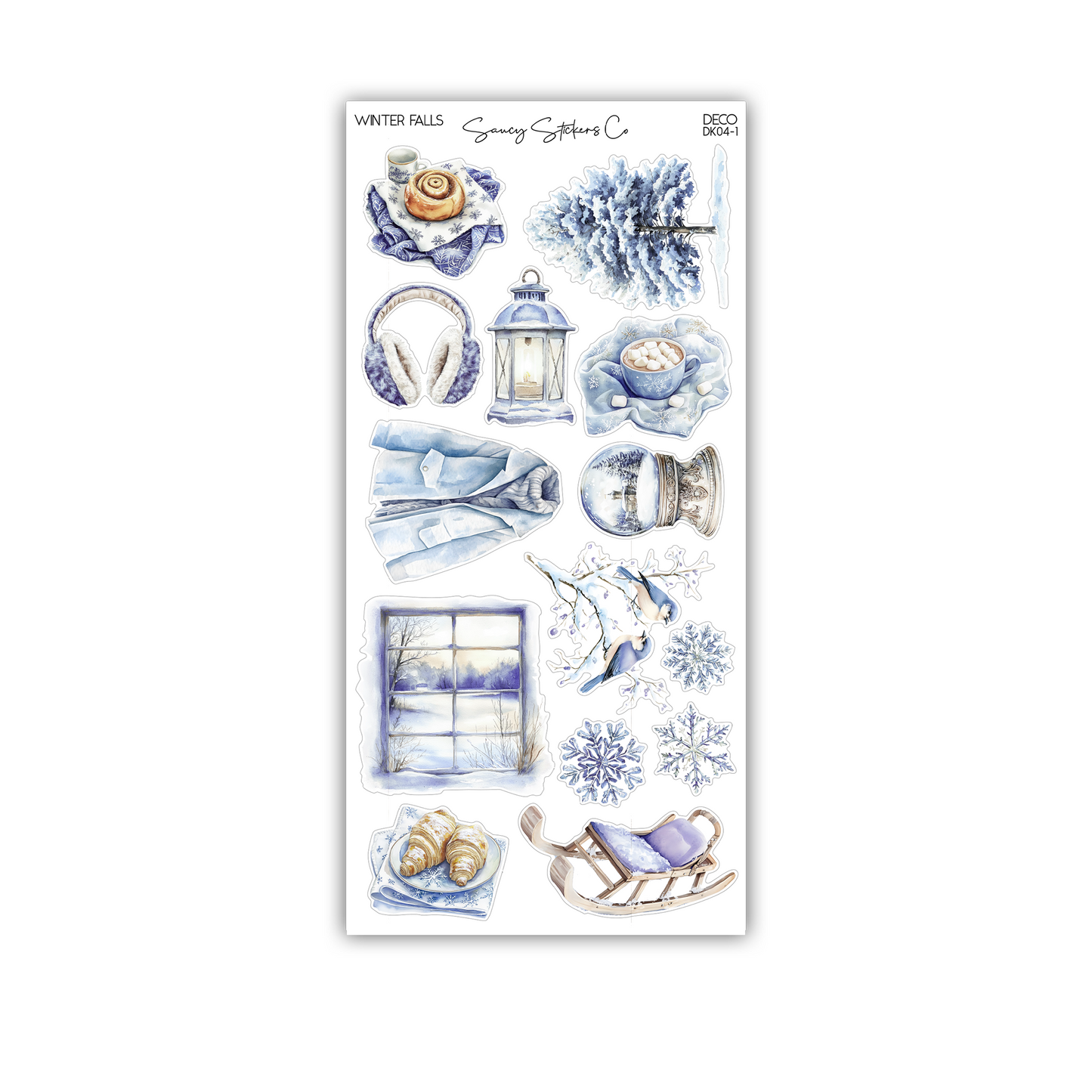 Winter Falls / December Decorative Kit