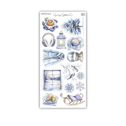 Winter Falls / December 2024 Decorative Kit