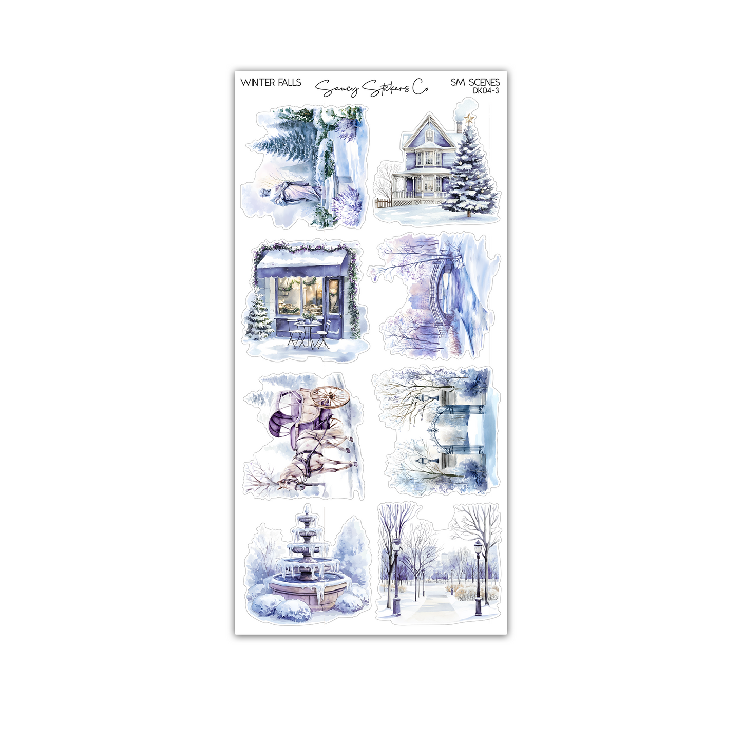 Winter Falls / December Decorative Kit