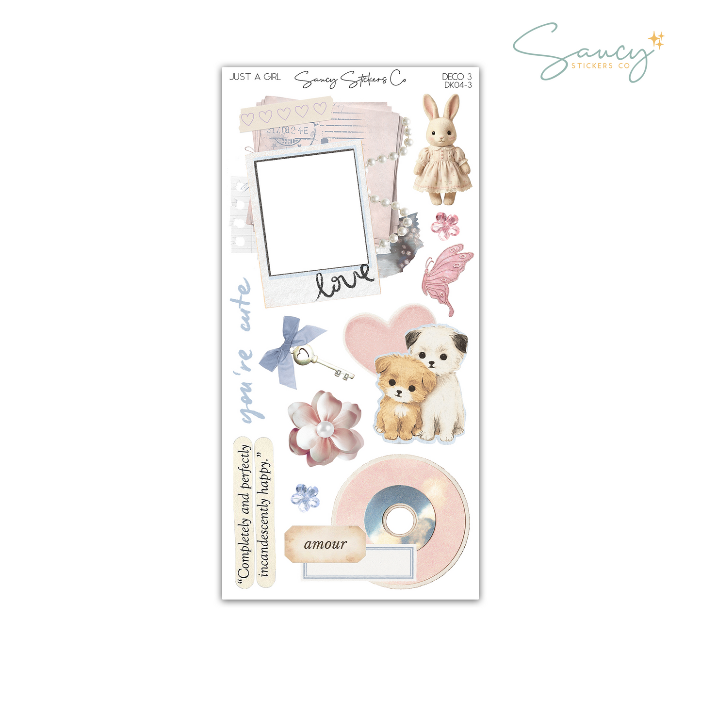 Just A Girl • Decorative Kit