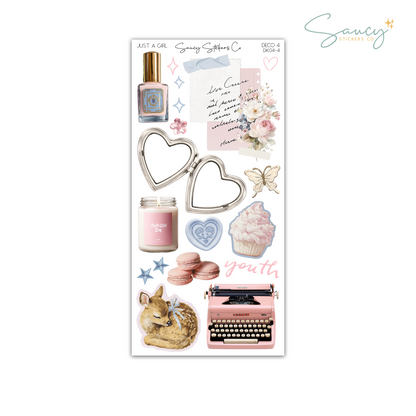 Just A Girl • Decorative Kit
