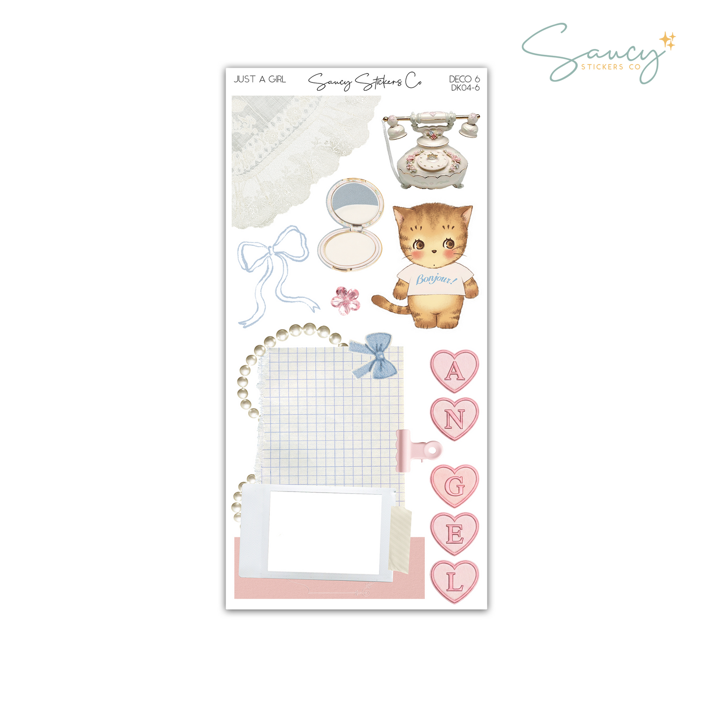 Just A Girl • Decorative Kit