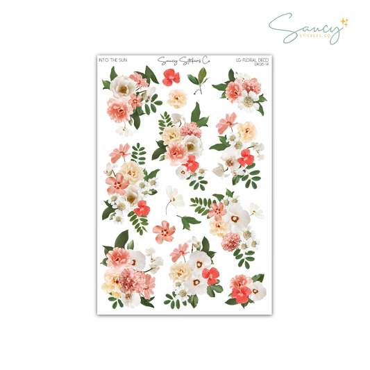 Into the Sun • Large Floral Deco