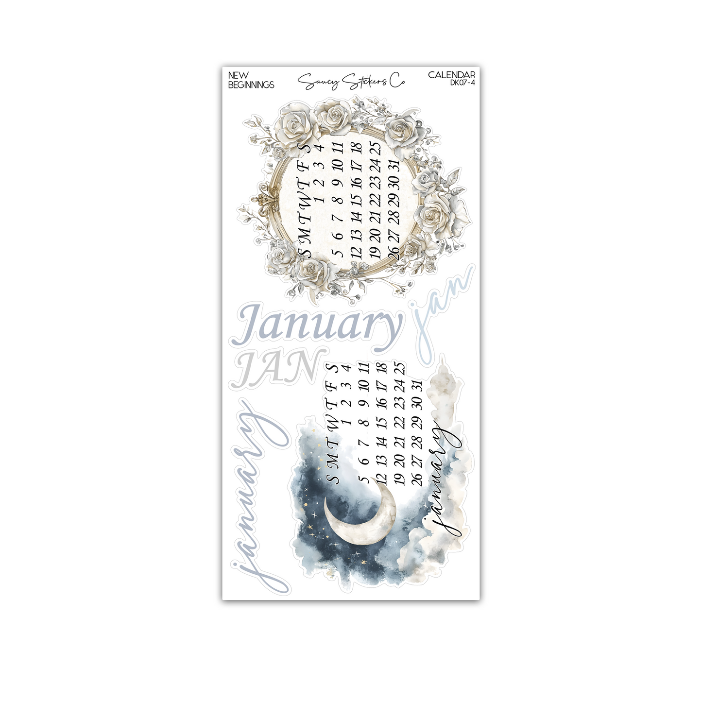 New Beginnings / January Decorative Kit