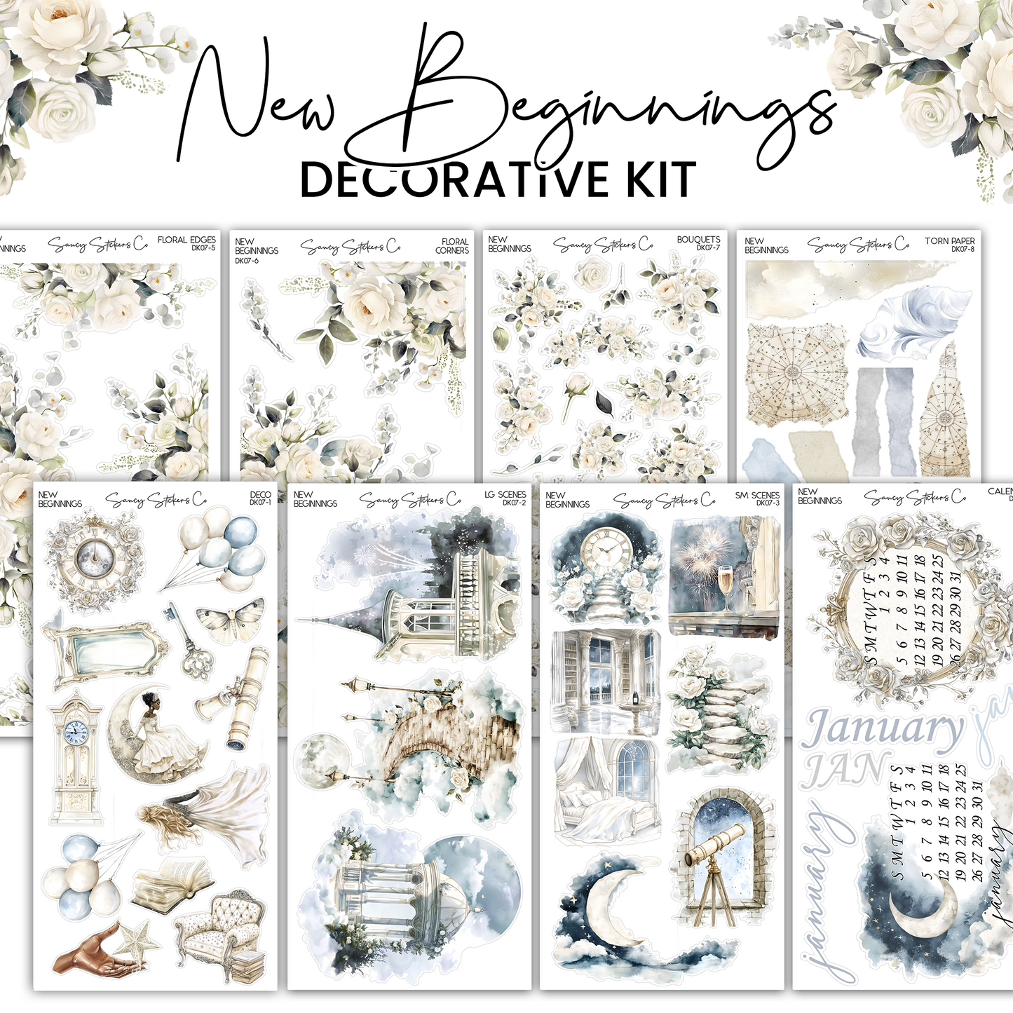 New Beginnings / January Decorative Kit