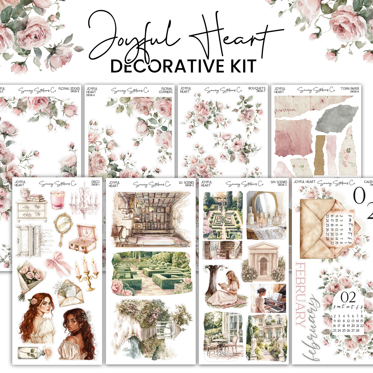 Joyful Heart / February Decorative Kit