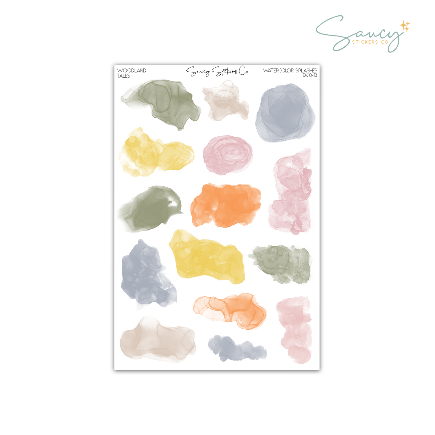 Woodland Tales • Watercolor Splashes