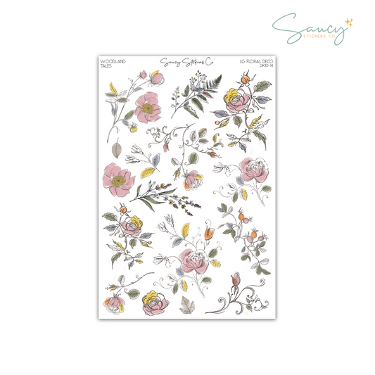 Woodland Tales • Large Floral Deco