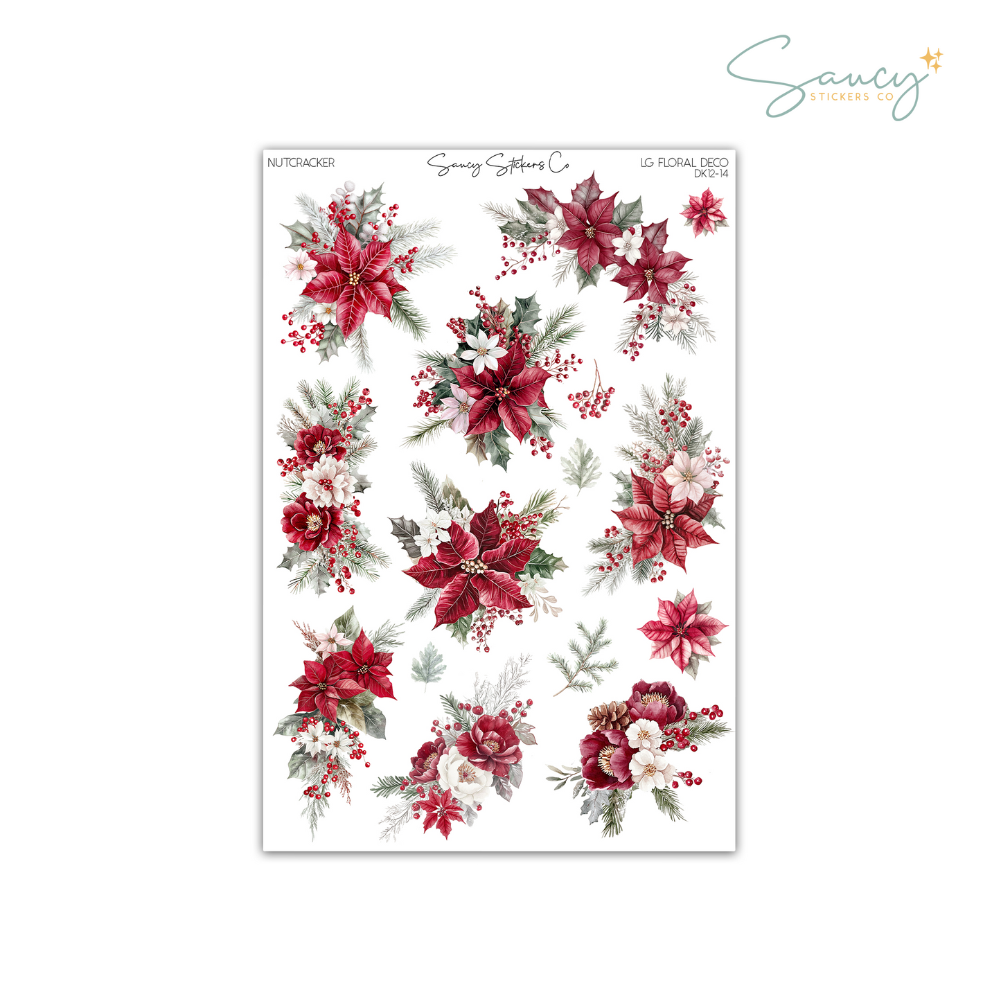 Nutcracker • Large Floral Deco