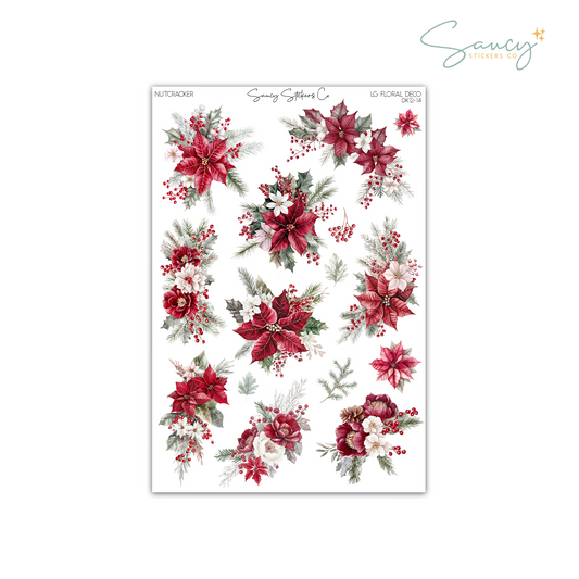 Nutcracker • Large Floral Deco