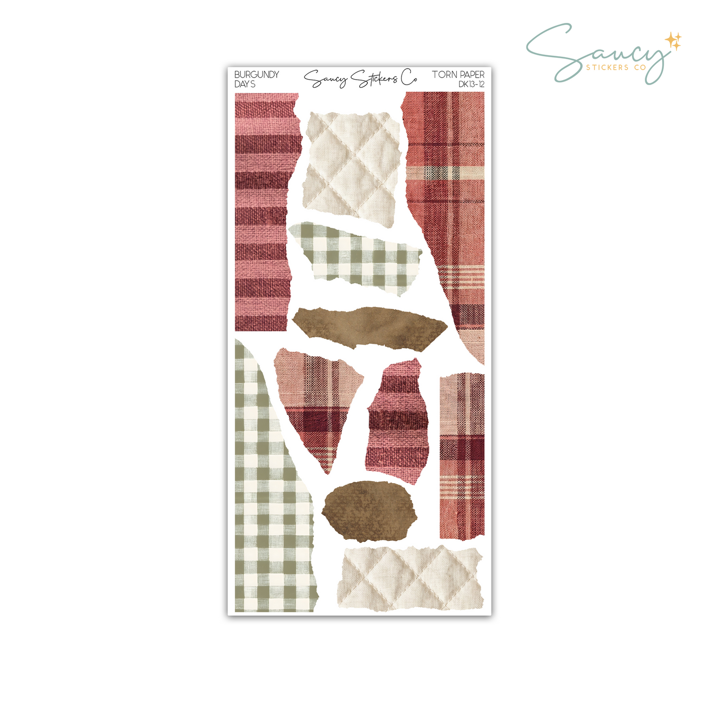 Burgundy Days • Decorative Kit