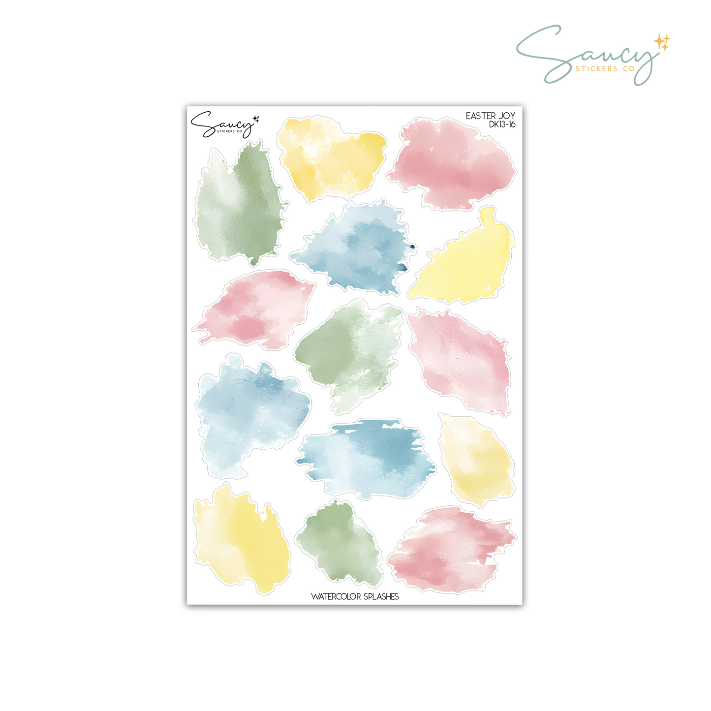 Easter Joy | Watercolor Splashes