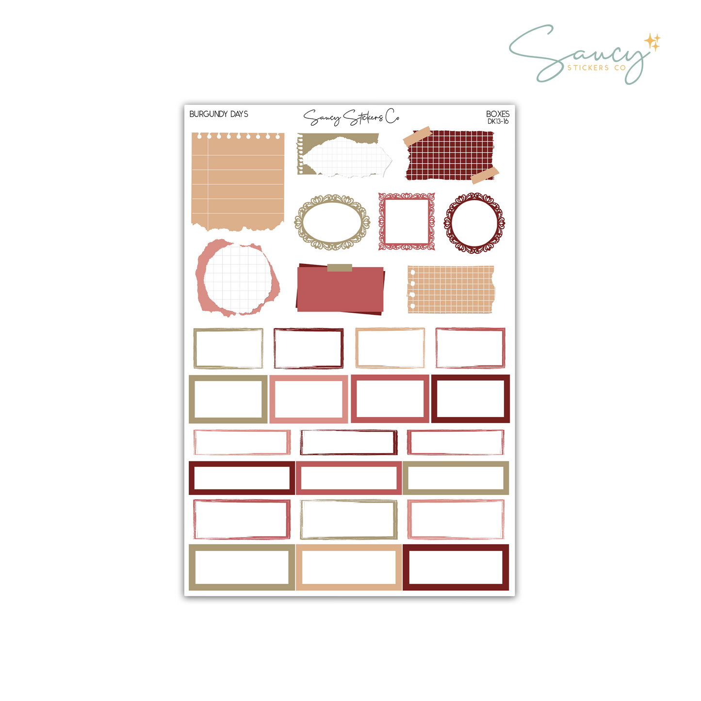 Burgundy Days • Boxes