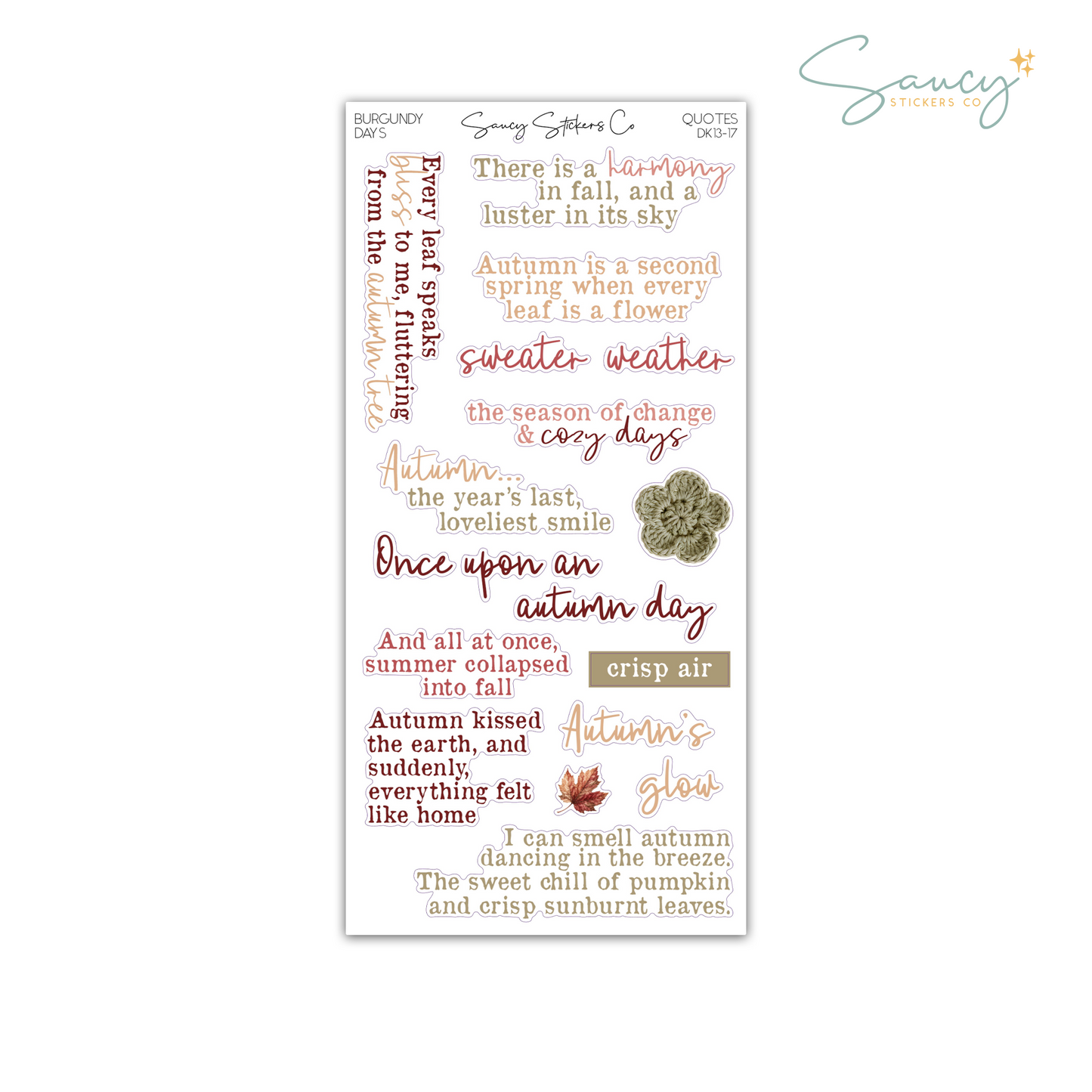 Burgundy Days • Quotes
