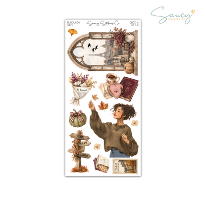 Burgundy Days • Decorative Kit
