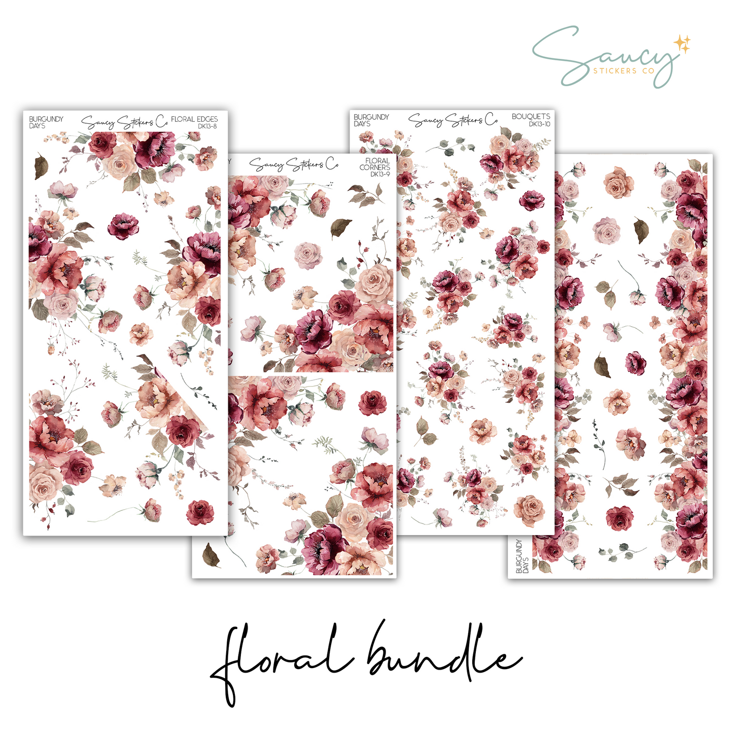 Burgundy Days • Decorative Kit