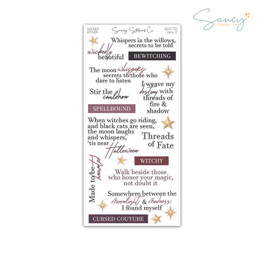 Wicked Atelier • Quotes