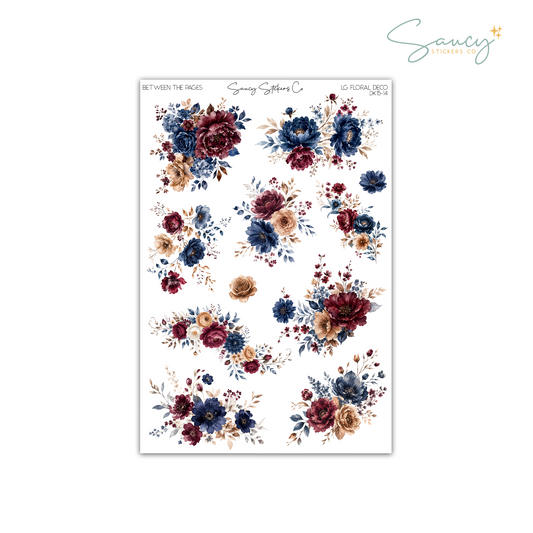 Between the Pages • Large Floral Deco
