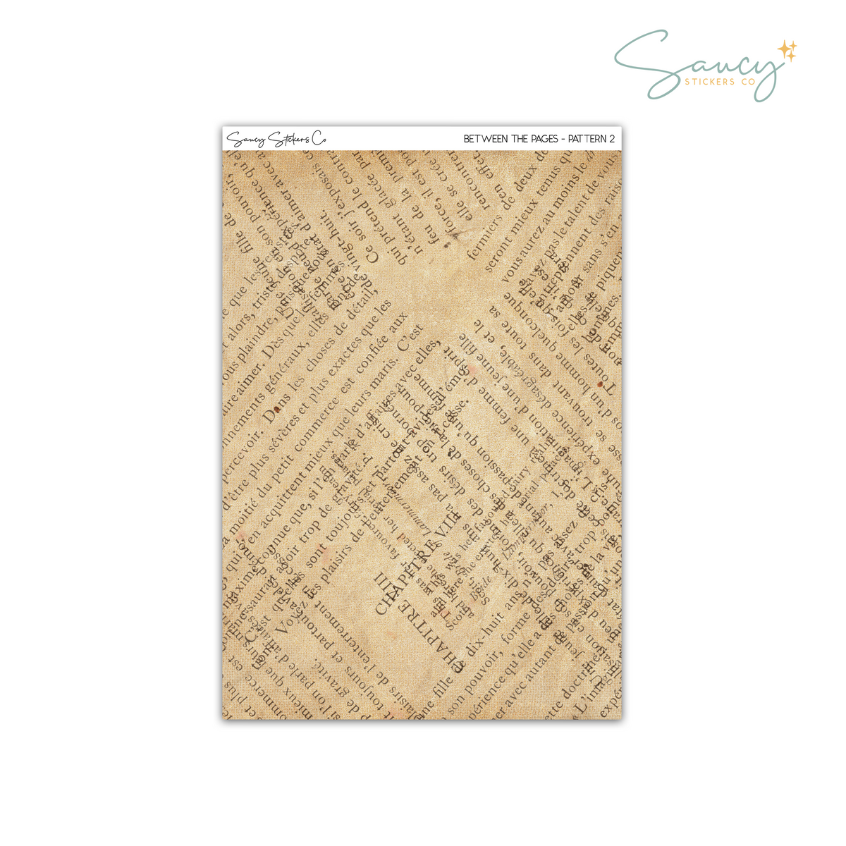 Between the Pages • Pattern 2