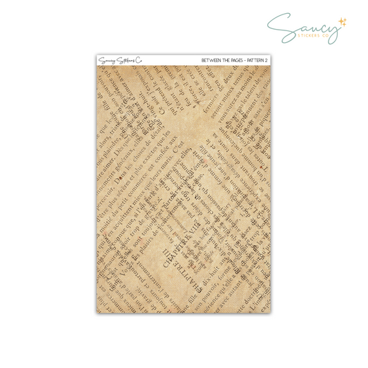 Between the Pages • Pattern 2