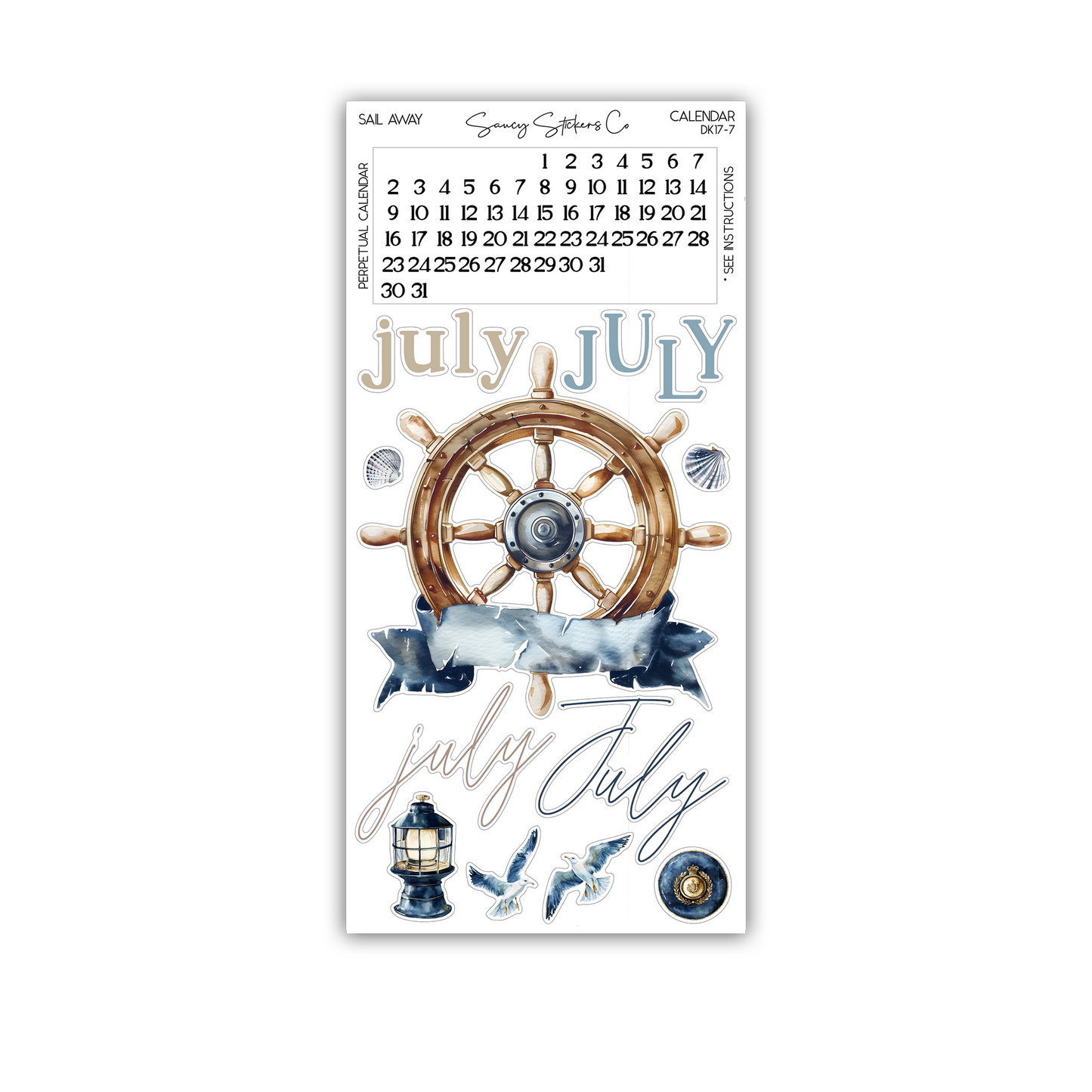 Sail Away • Decorative Kit