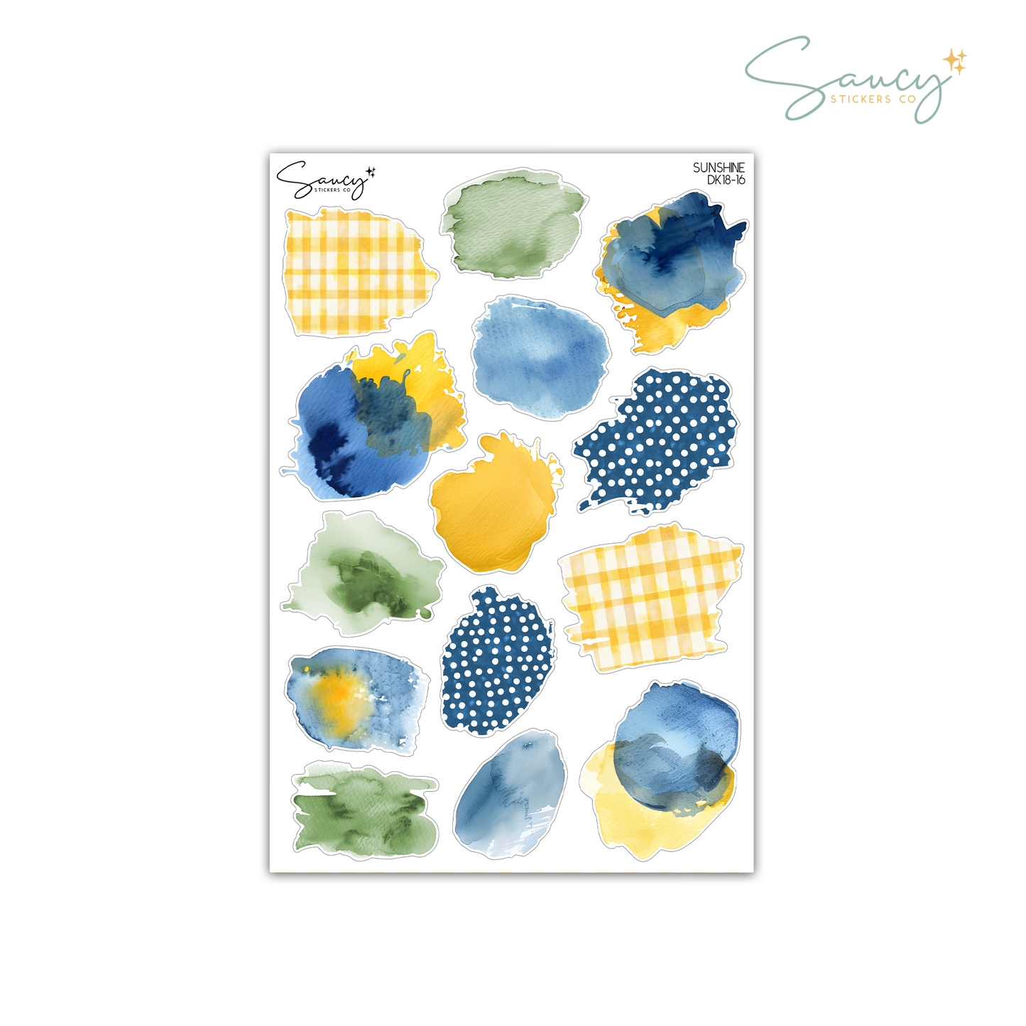 Sunshine • Watercolor Splashes