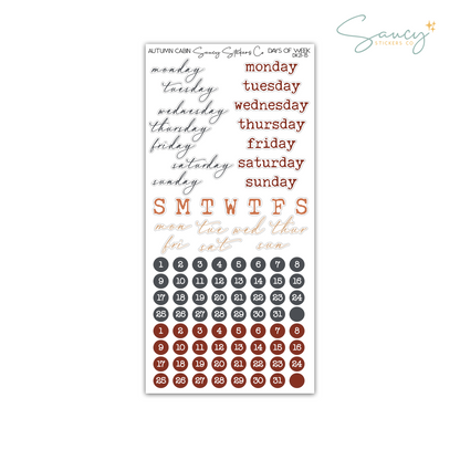 Autumn Cabin • Decorative Kit