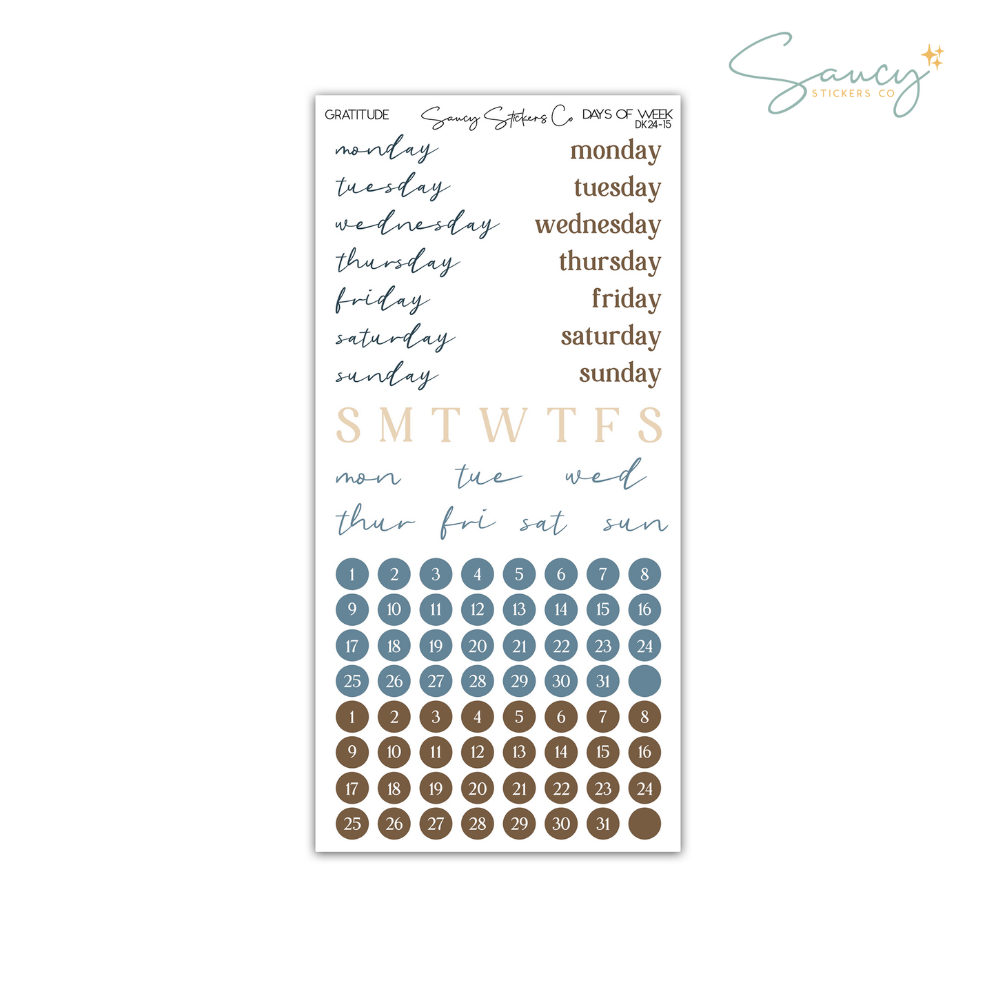 Gratitude• Decorative Kit