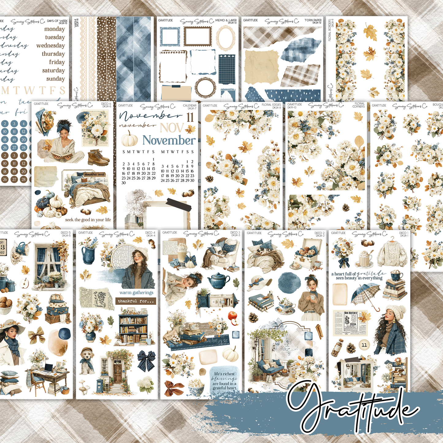 Gratitude• Decorative Kit