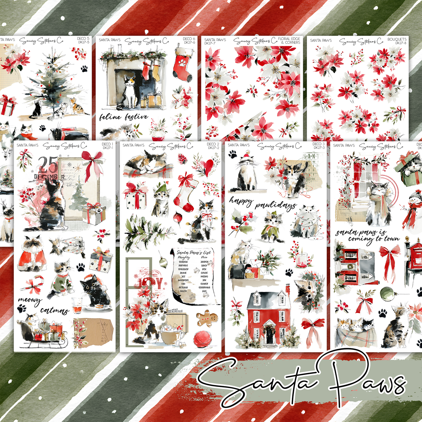 Santa Paws • Decorative Kit