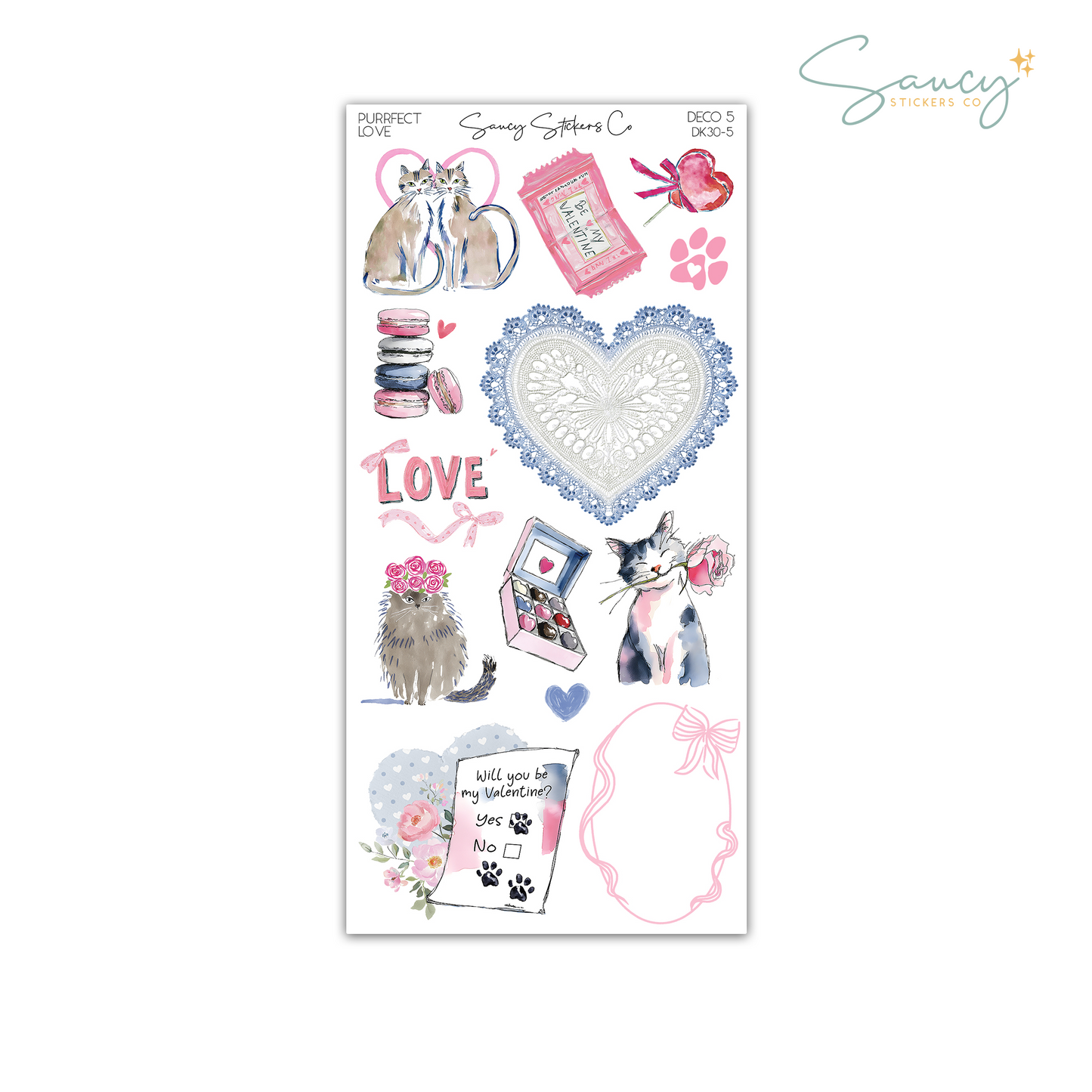 Purrfect Love • Decorative Kit