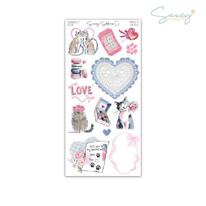 Purrfect Love • Decorative Kit