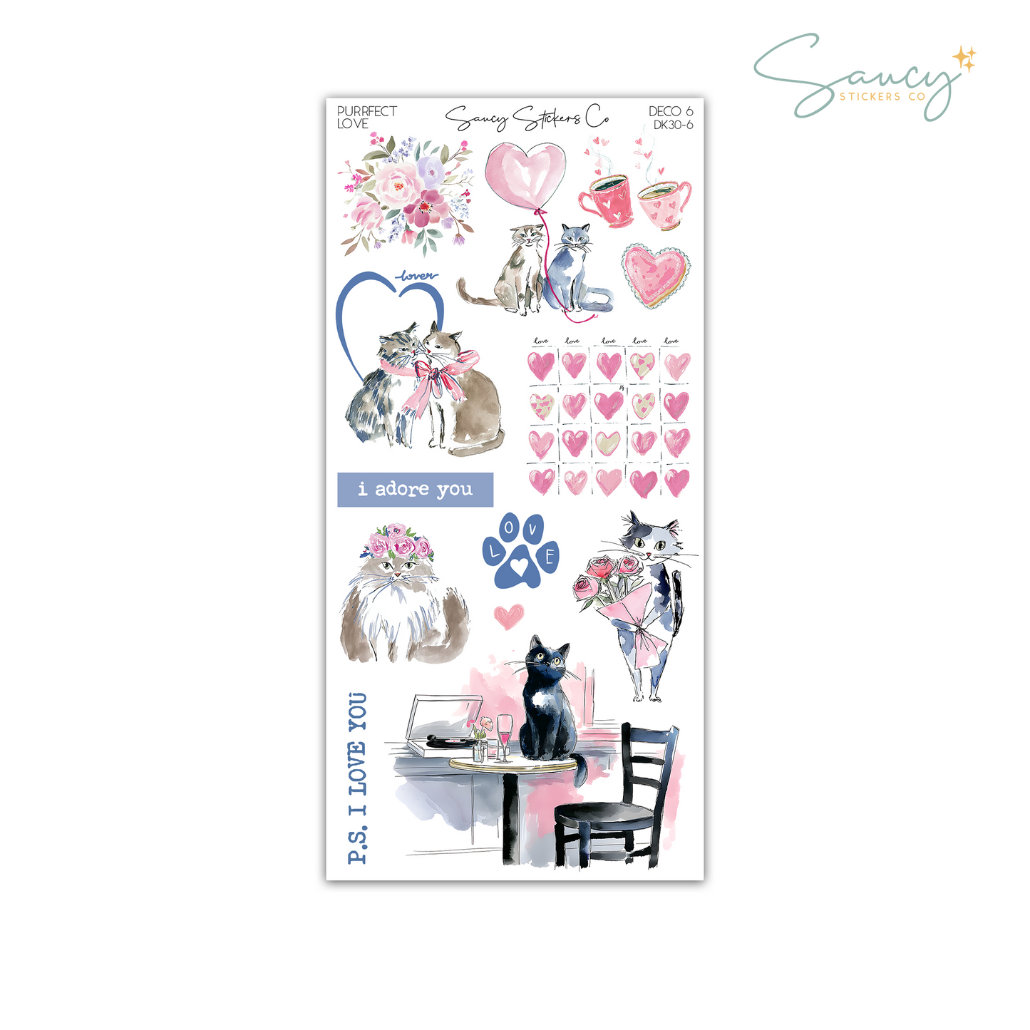 Purrfect Love • Decorative Kit