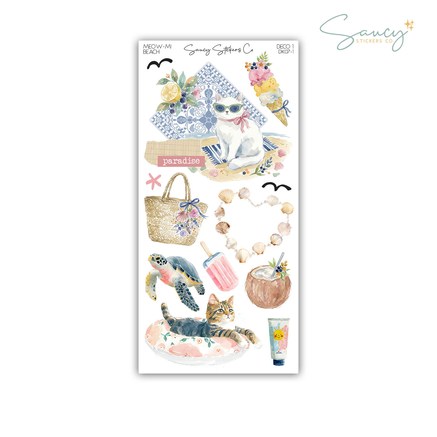 Meow-mi Beach  • Decorative Kit