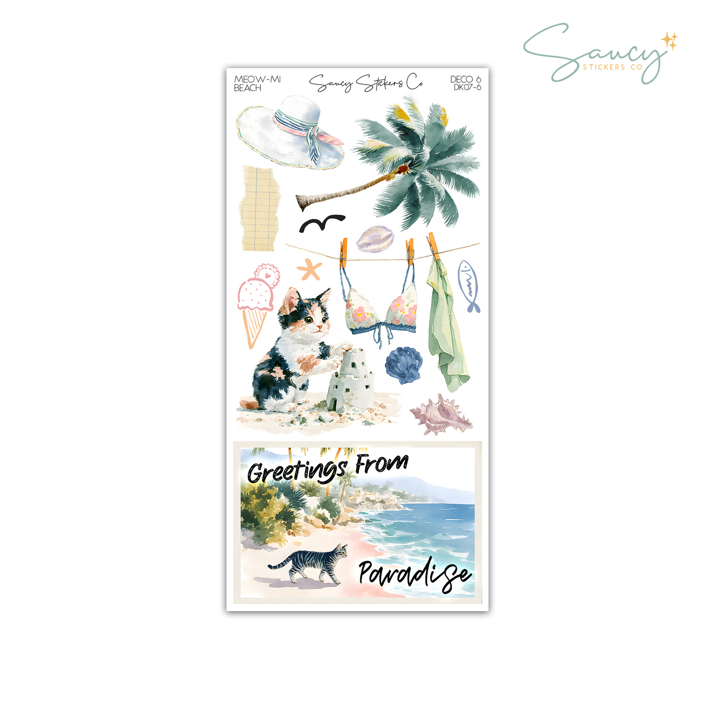 Meow-mi Beach  • Decorative Kit