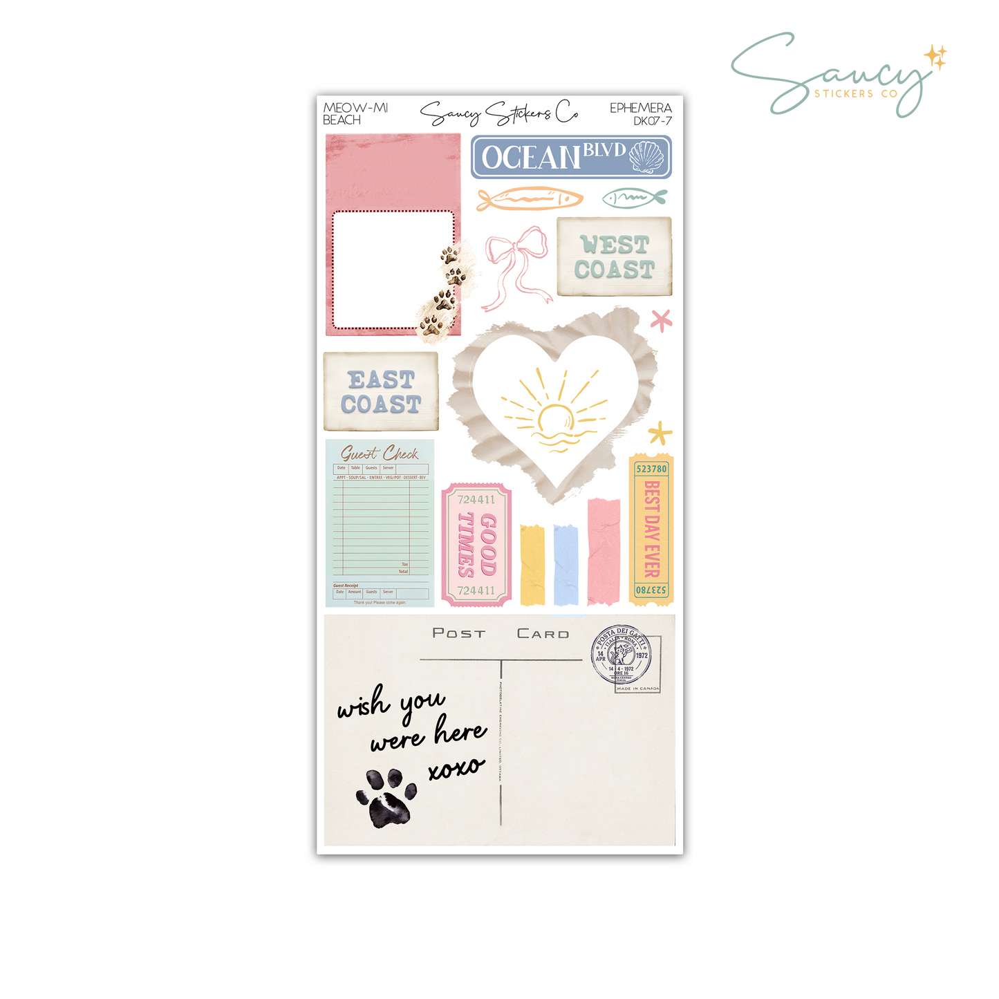 Meow-mi Beach  • Decorative Kit