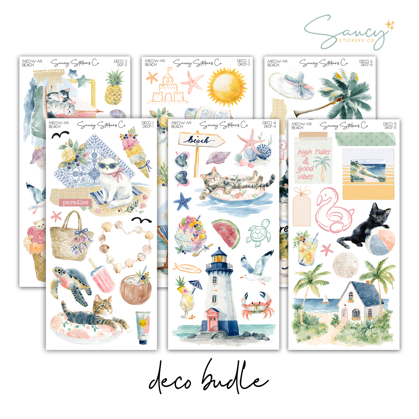 Meow-mi Beach  • Decorative Kit