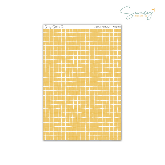 Meow-mi Beach • Pattern 1