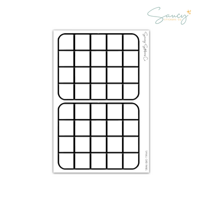 Grid Panel • Journaling Stickers