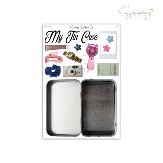 Tin Case • Journaling Stickers