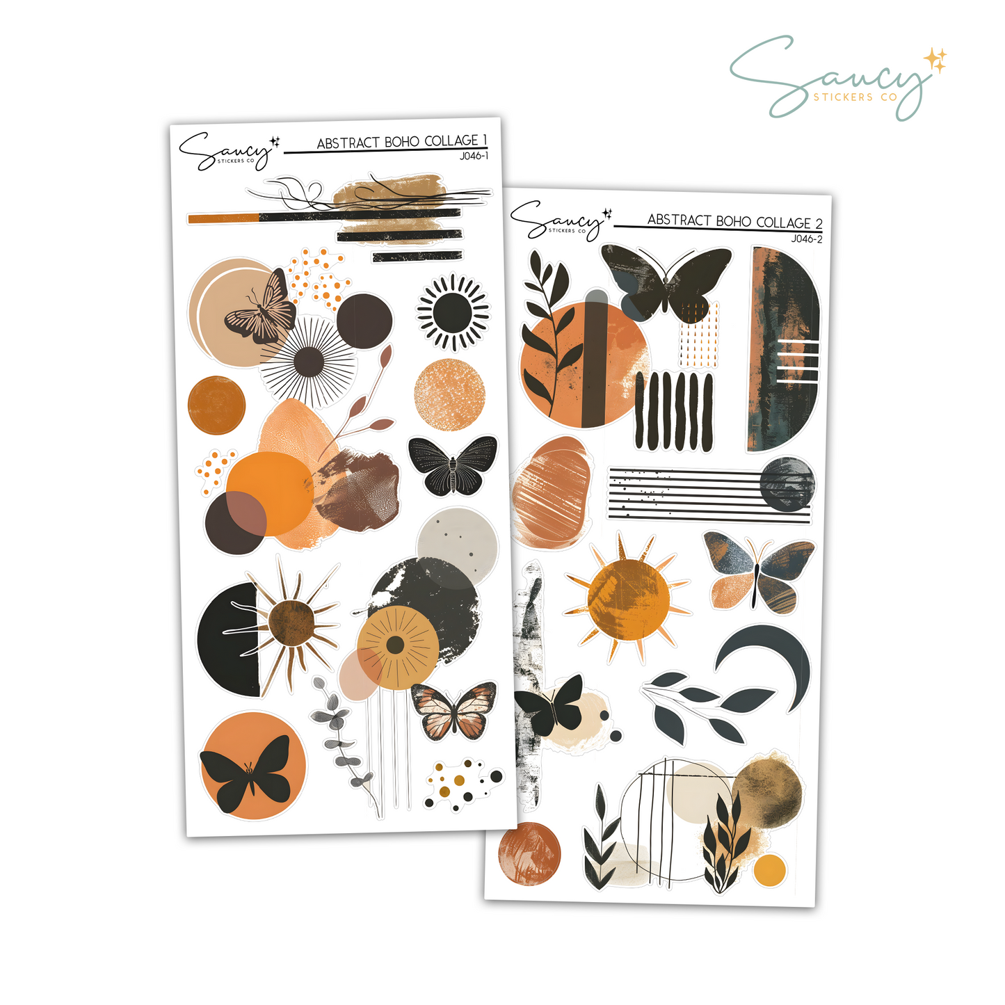 Abstract Boho Collage | Journaling Kit